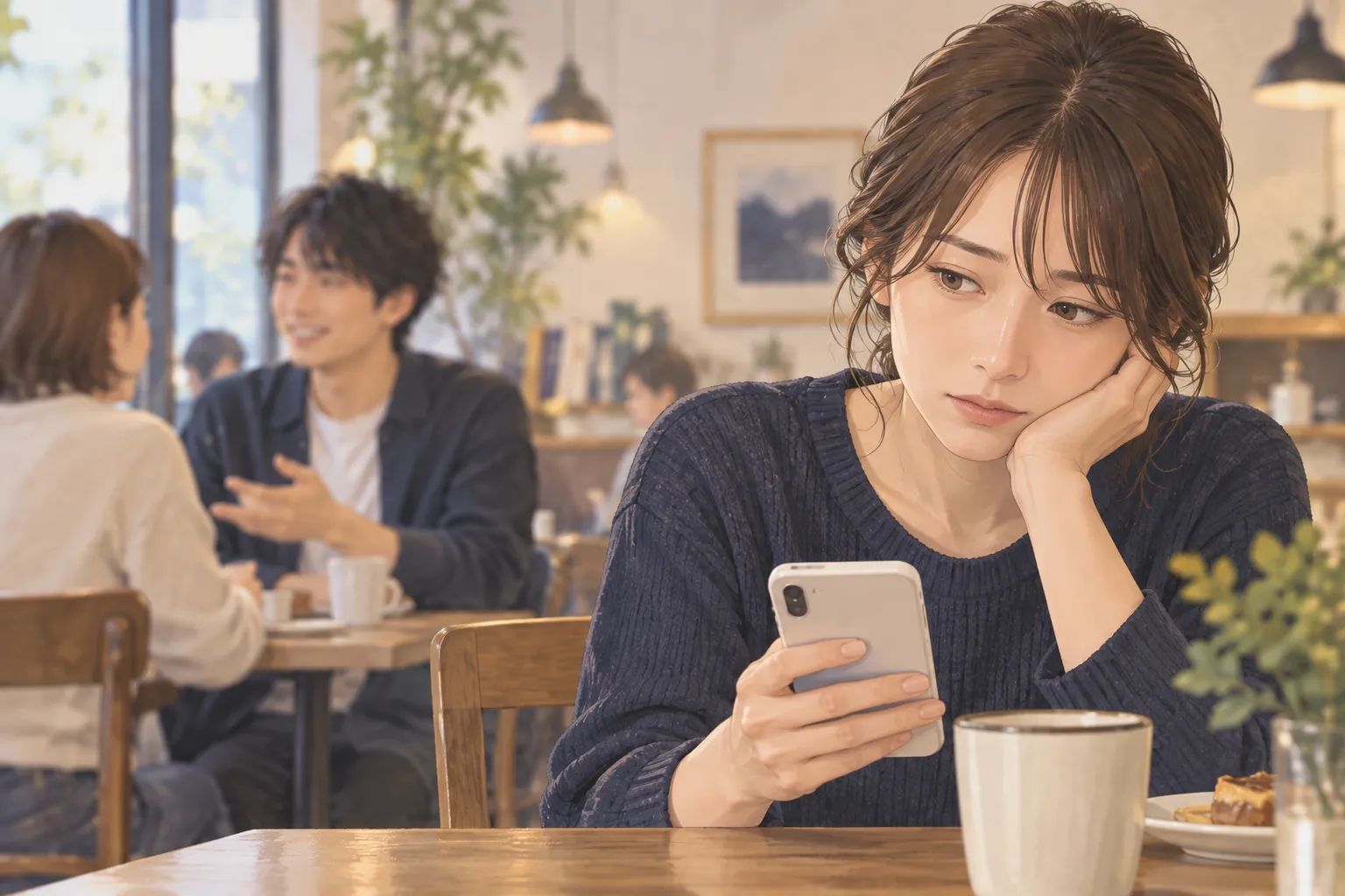 フレネミーに悩む女性